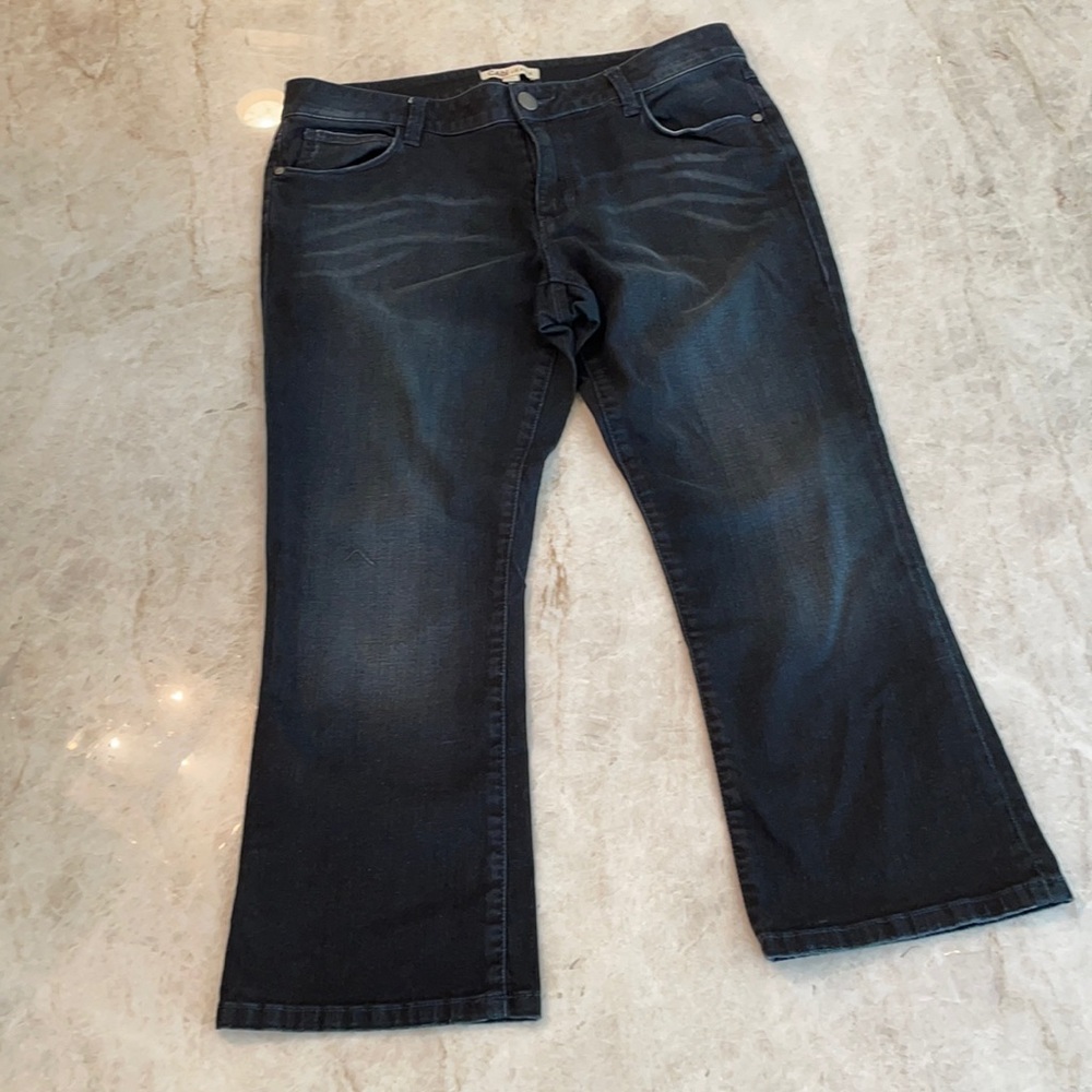 Cabi Jeans size 12. Cropped ankle boot